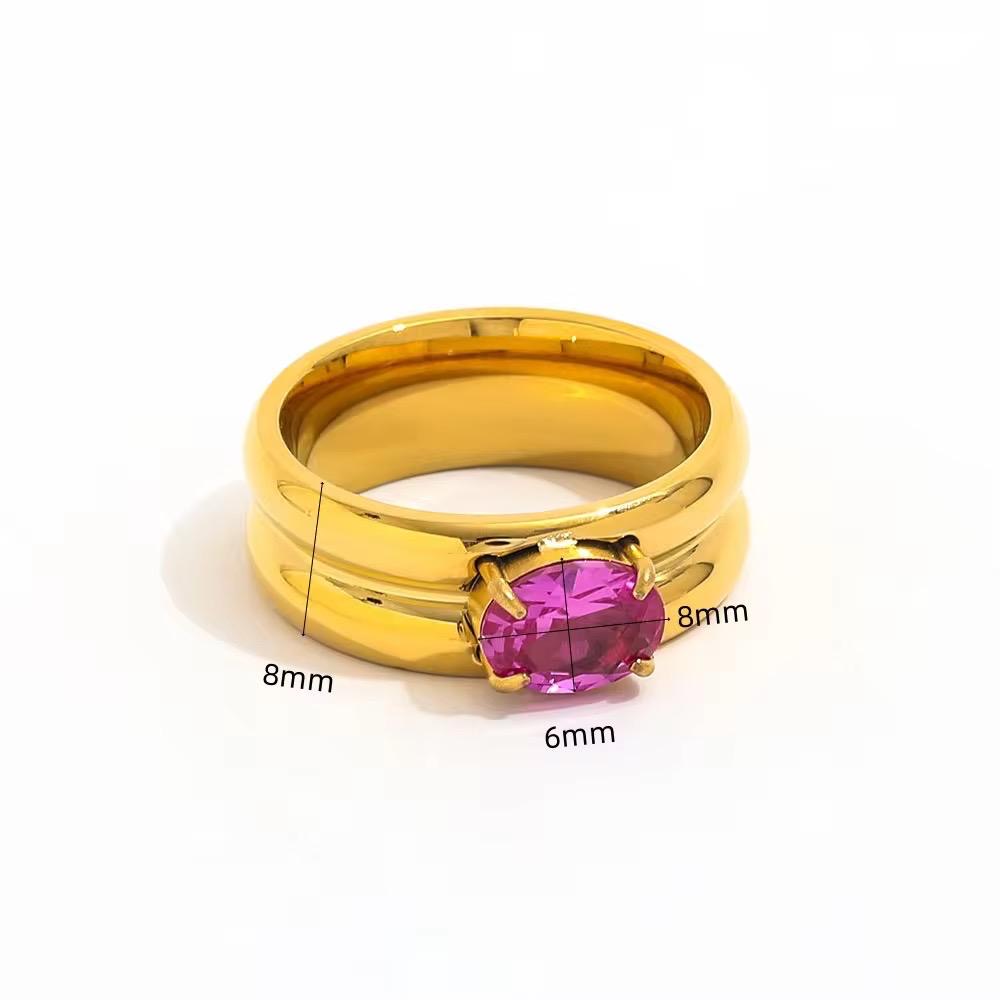 Ellla Fuchsia Ring