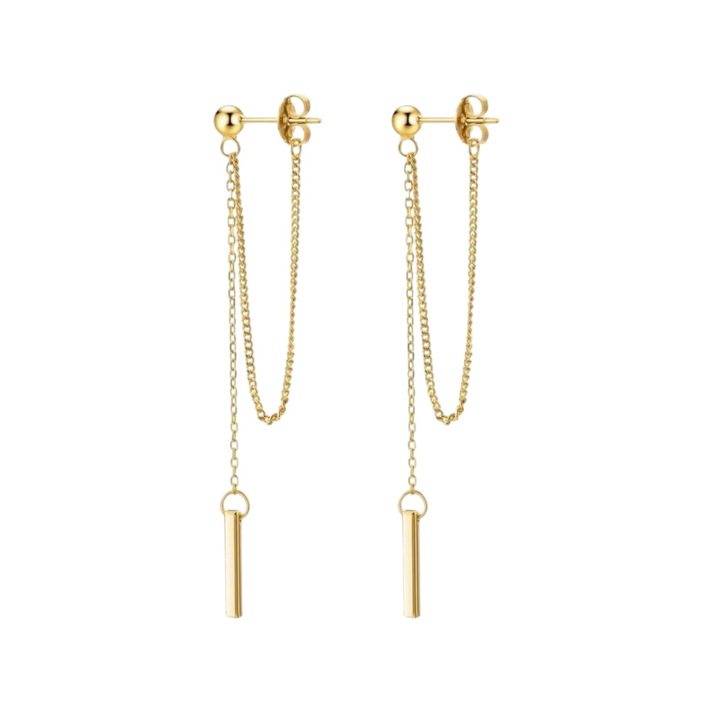 Chained To Perfection Dangler Studs