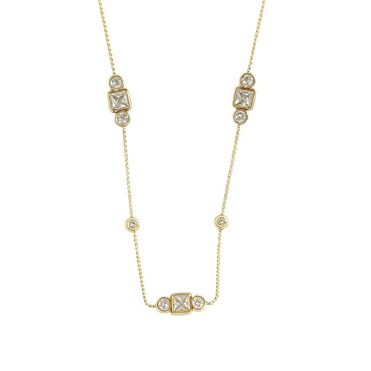 Stella Diamonds Charm Necklace