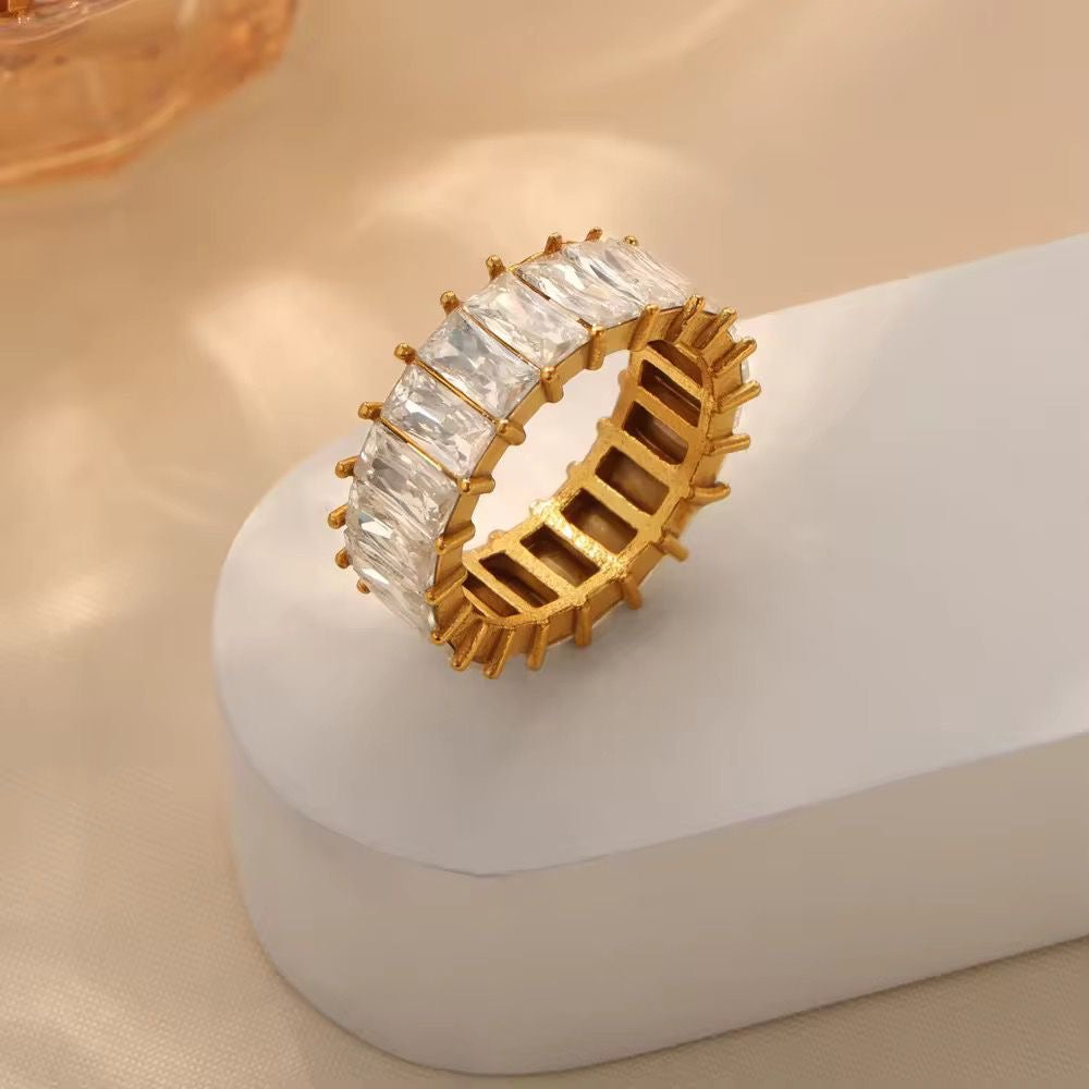 Princess LUX Eternity Band Ring