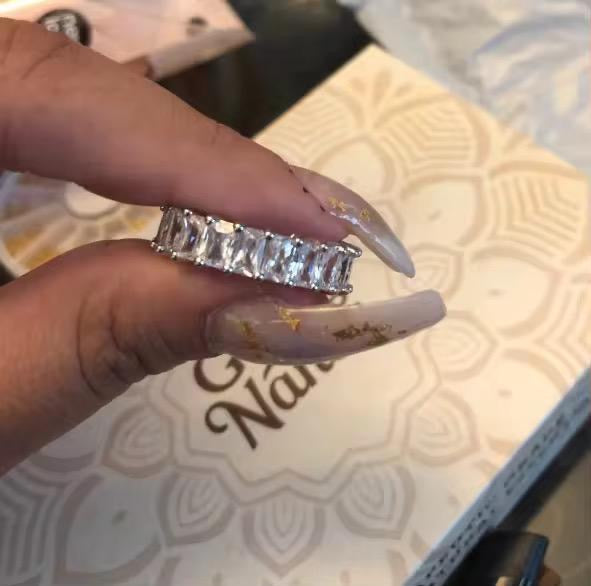 Princess LUX Eternity Band -Silver