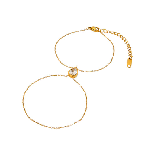 Lumière Pearcut Hand Chain