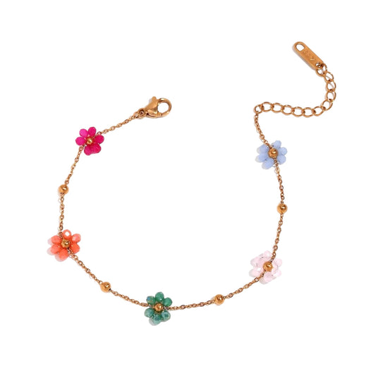 Disty Daisy Bracelet -18K