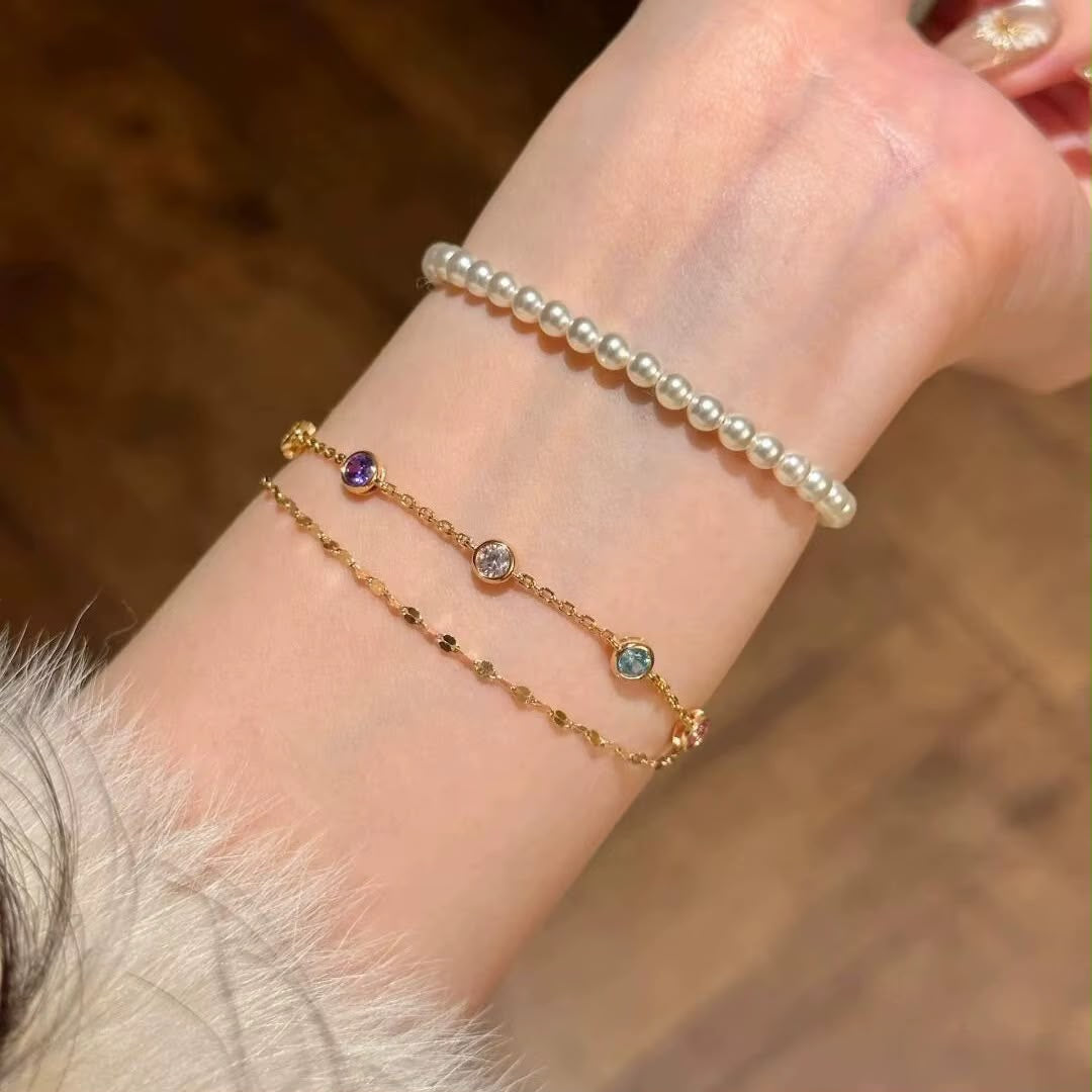Multi Dainty Moment Bracelet