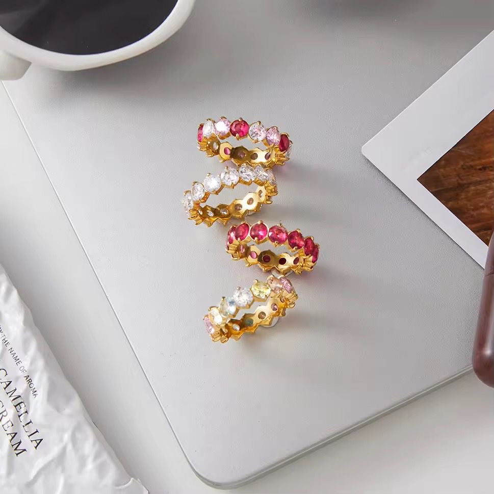 Crownlight Eternity Ring -Pink