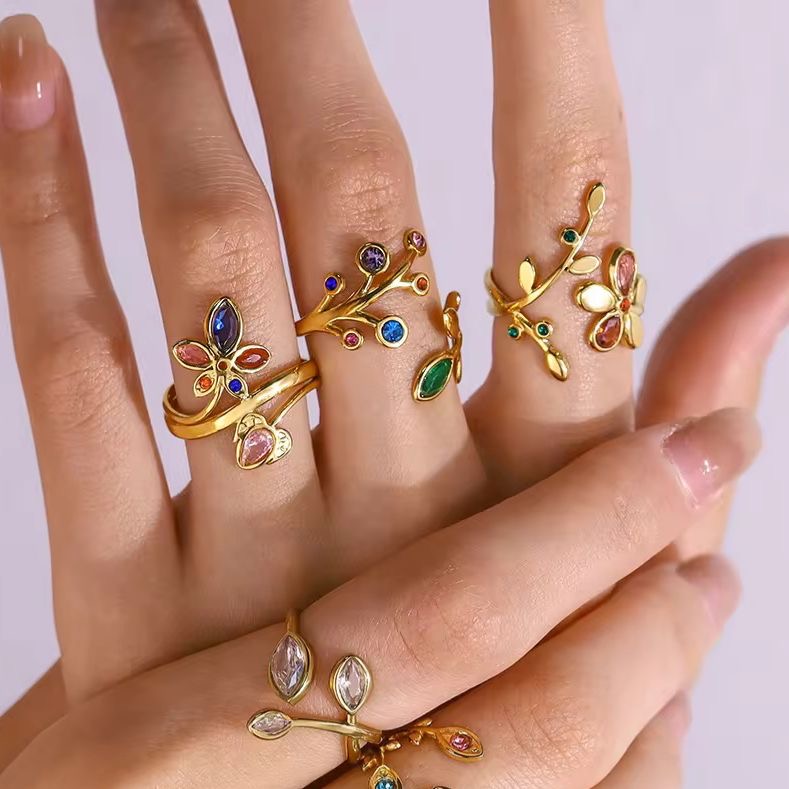 Dandelion Rainbow Ring