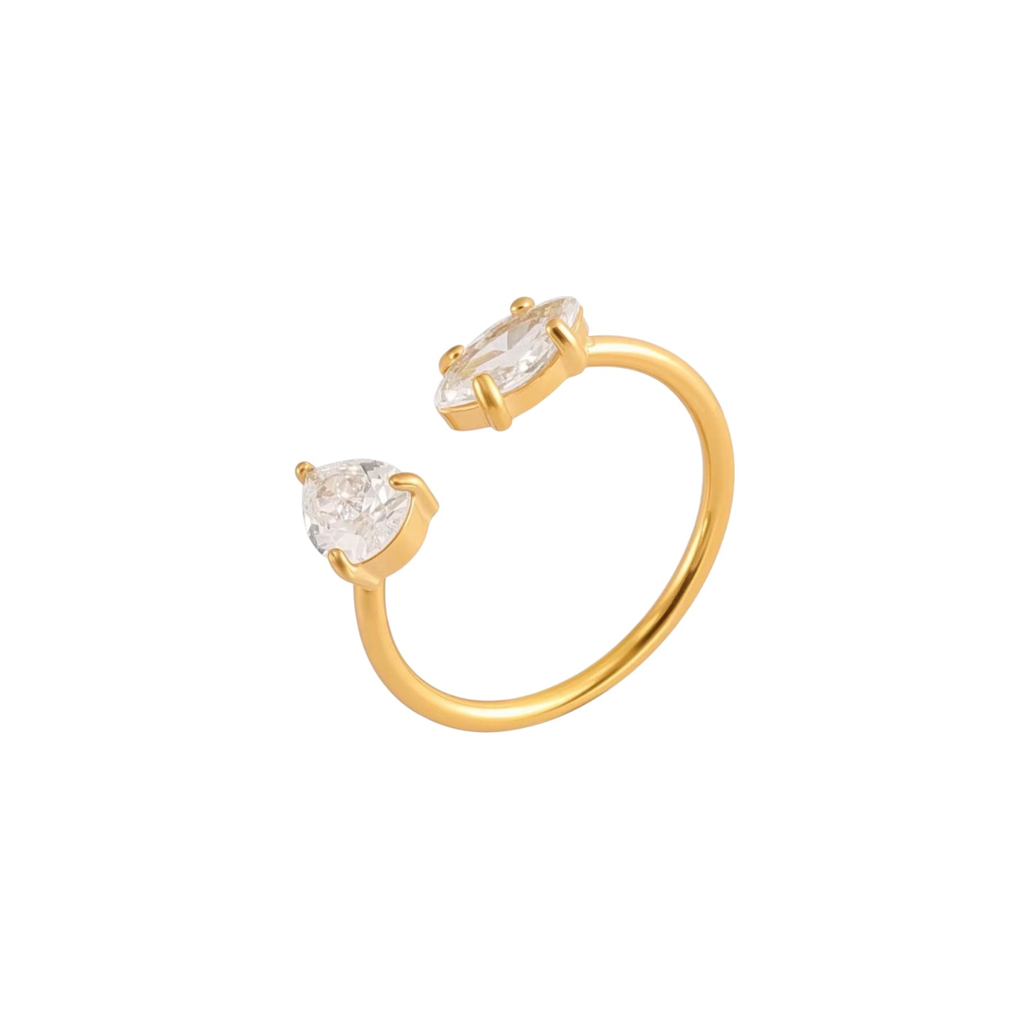 Windsor Marquise X Pear Cut Diamond Ring