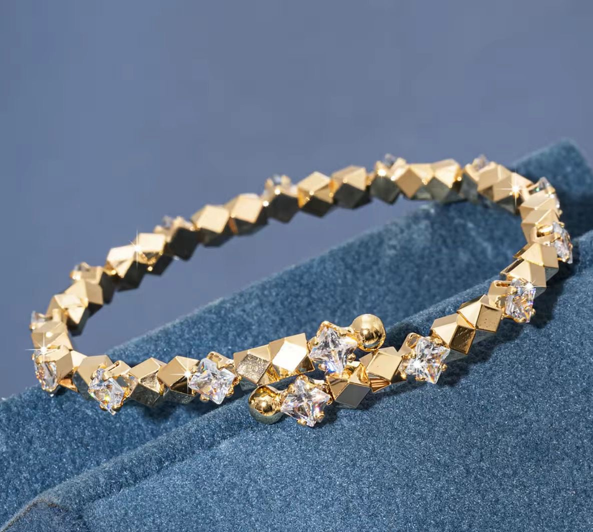 Gold Monaco Bracelet