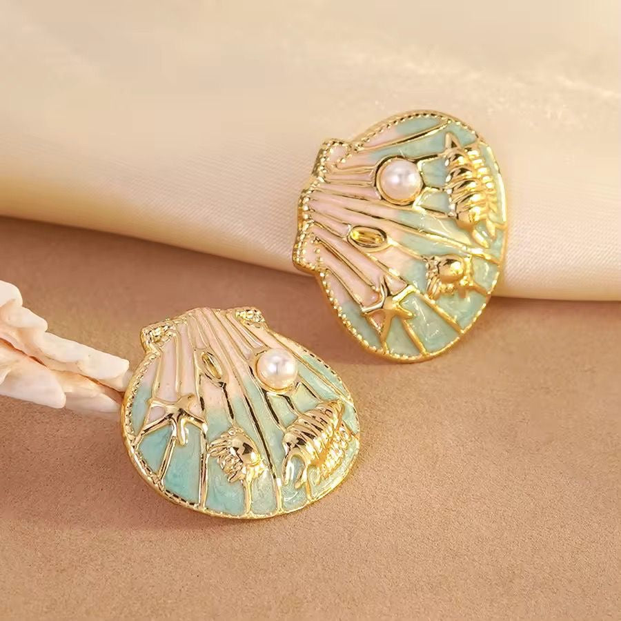 Paradise Studs -Turquoise