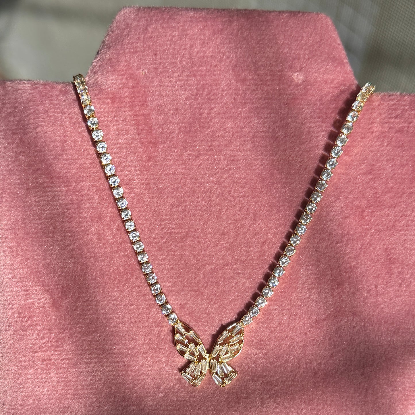 Mariposa Tennis Necklace