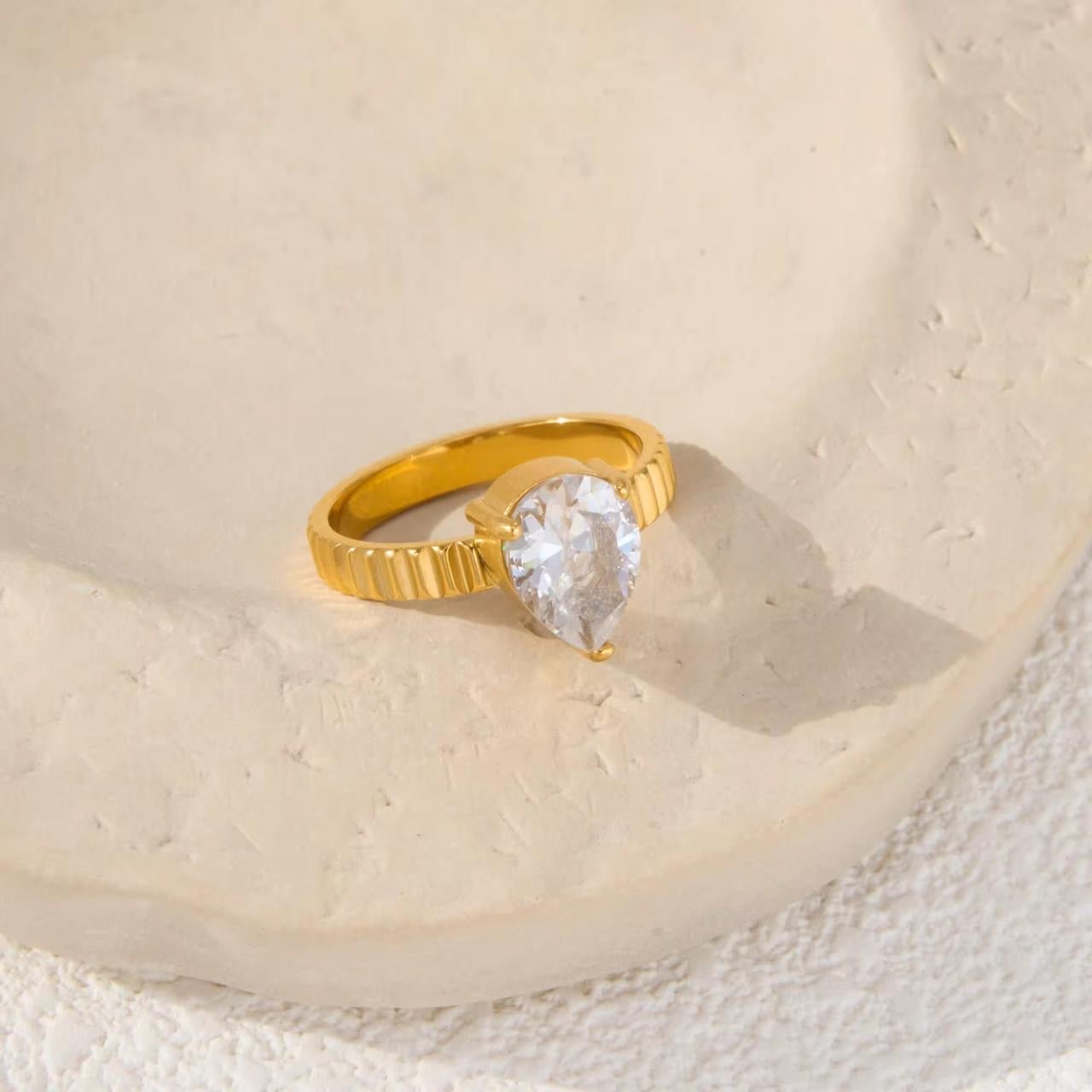 Pear Cut Ring