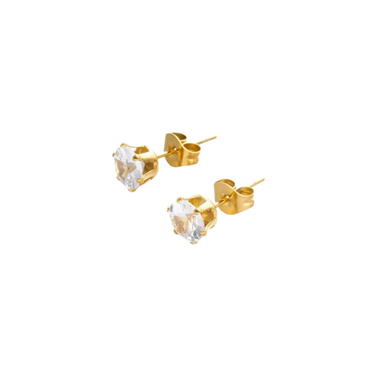 Diamond Dainty Dot Studs