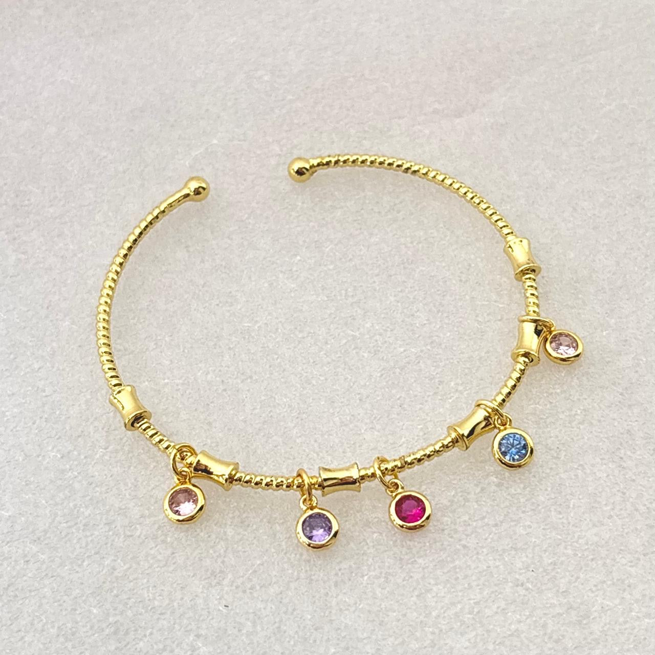 Petite Gem Charm Cuff