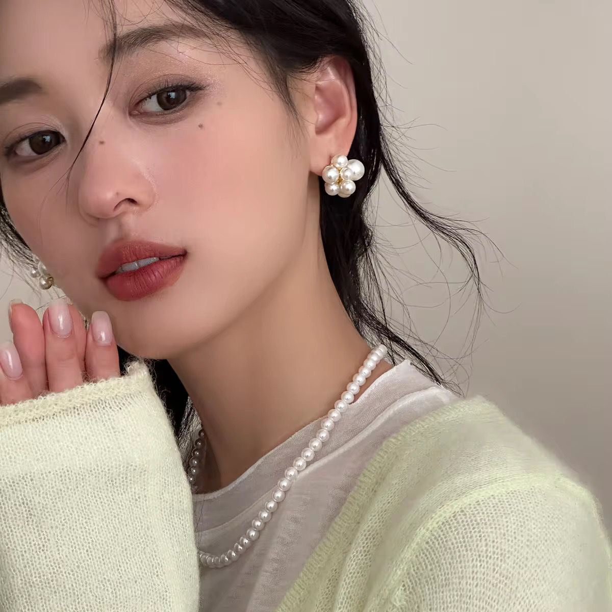 LUX Pearl Poplin Studs