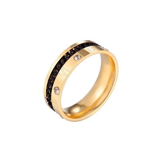 Quin Cz Band -18K