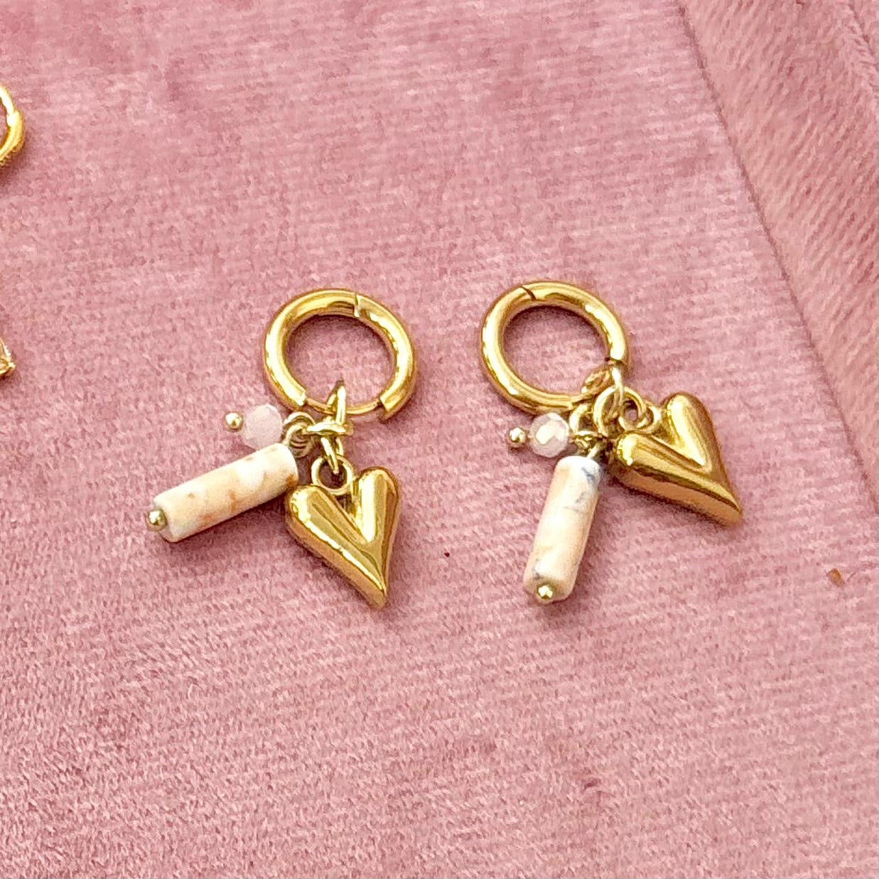 Julia Charm Hoops
