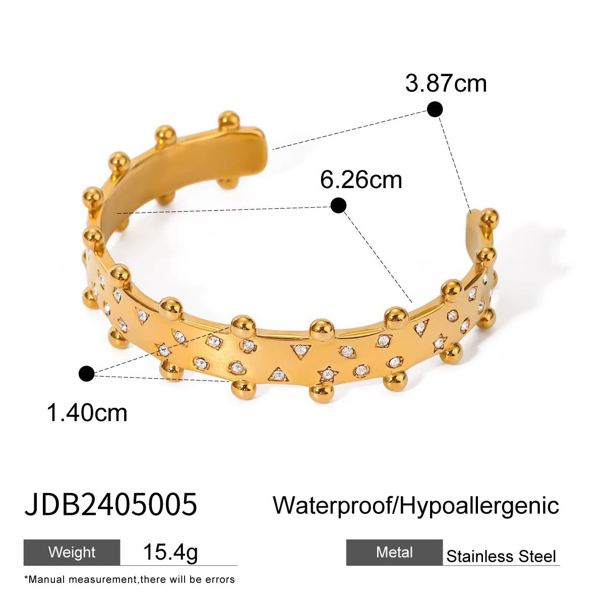 Golden Reign Cuff