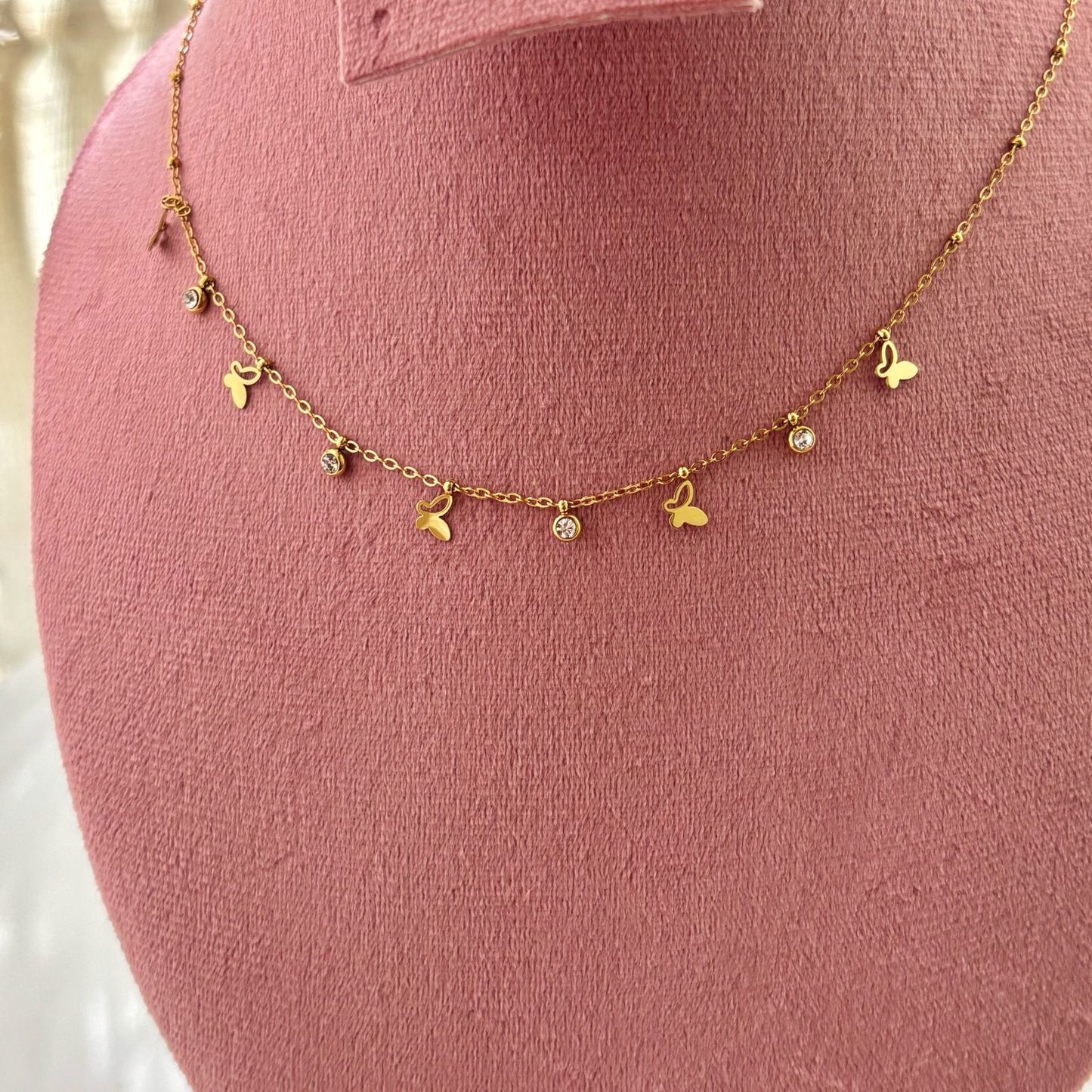 Fluttery Charm Necklace