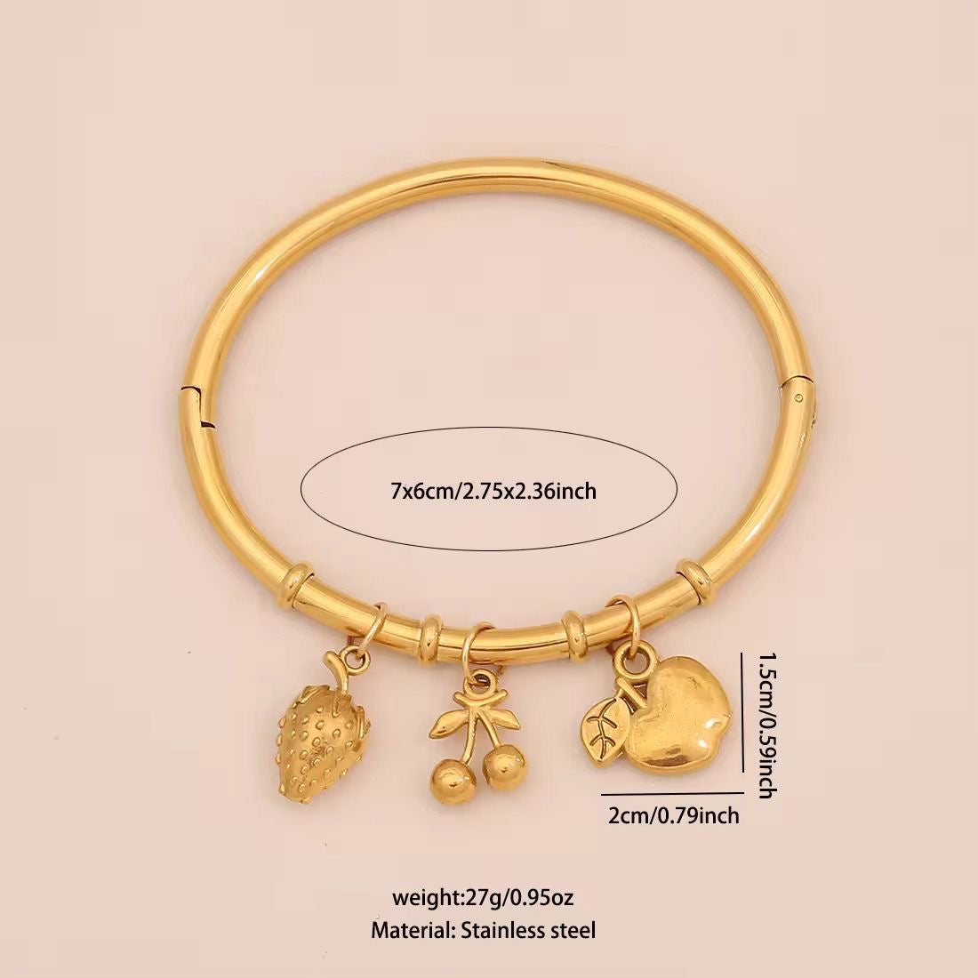 Tropical Punch Charm Bracelet