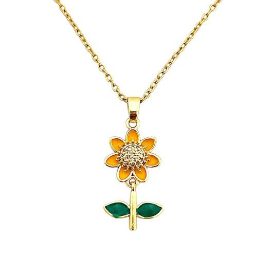 Sunflower Necklace