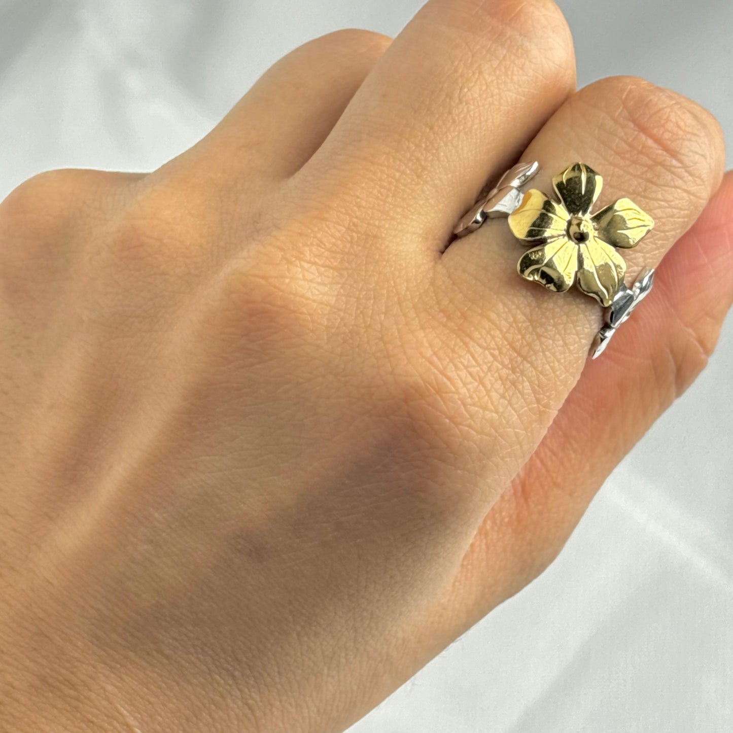 Flora Bloom Ring -Mix Tone