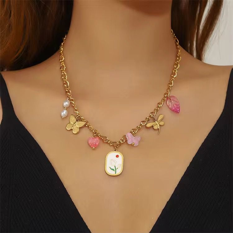 Candy Frappe Charm Necklace