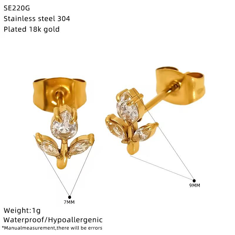 Dainty Tulips Studs