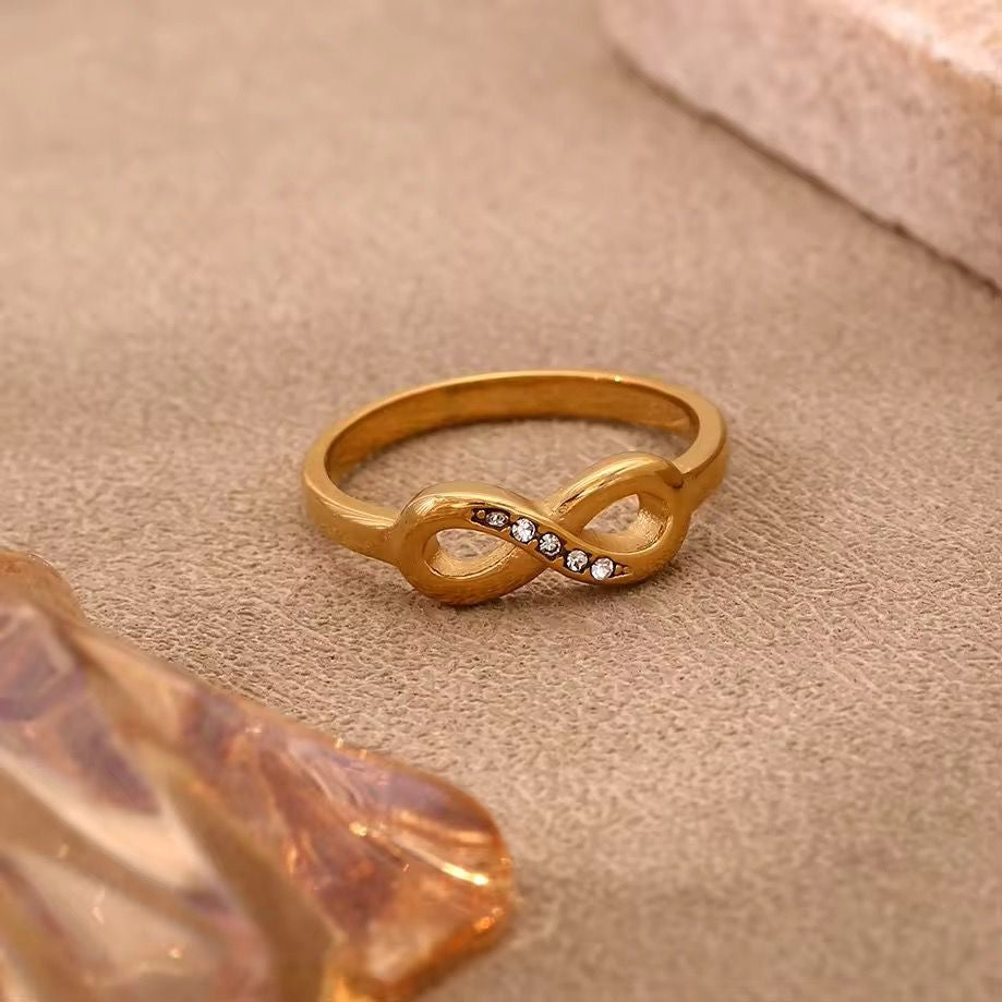 Infinity Bling Ring -Adjustable