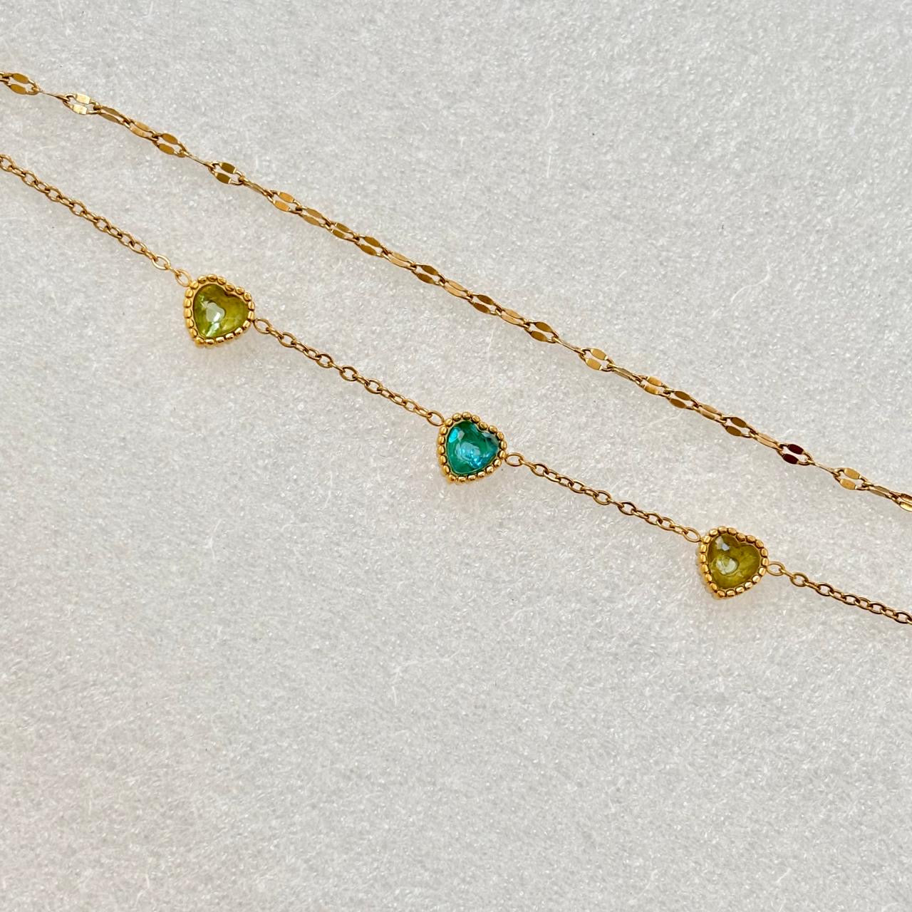 Ésme Heart Layered Bracelet