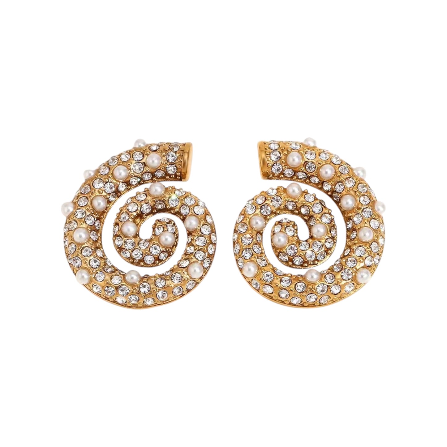 Blingy LUX Shell Studs