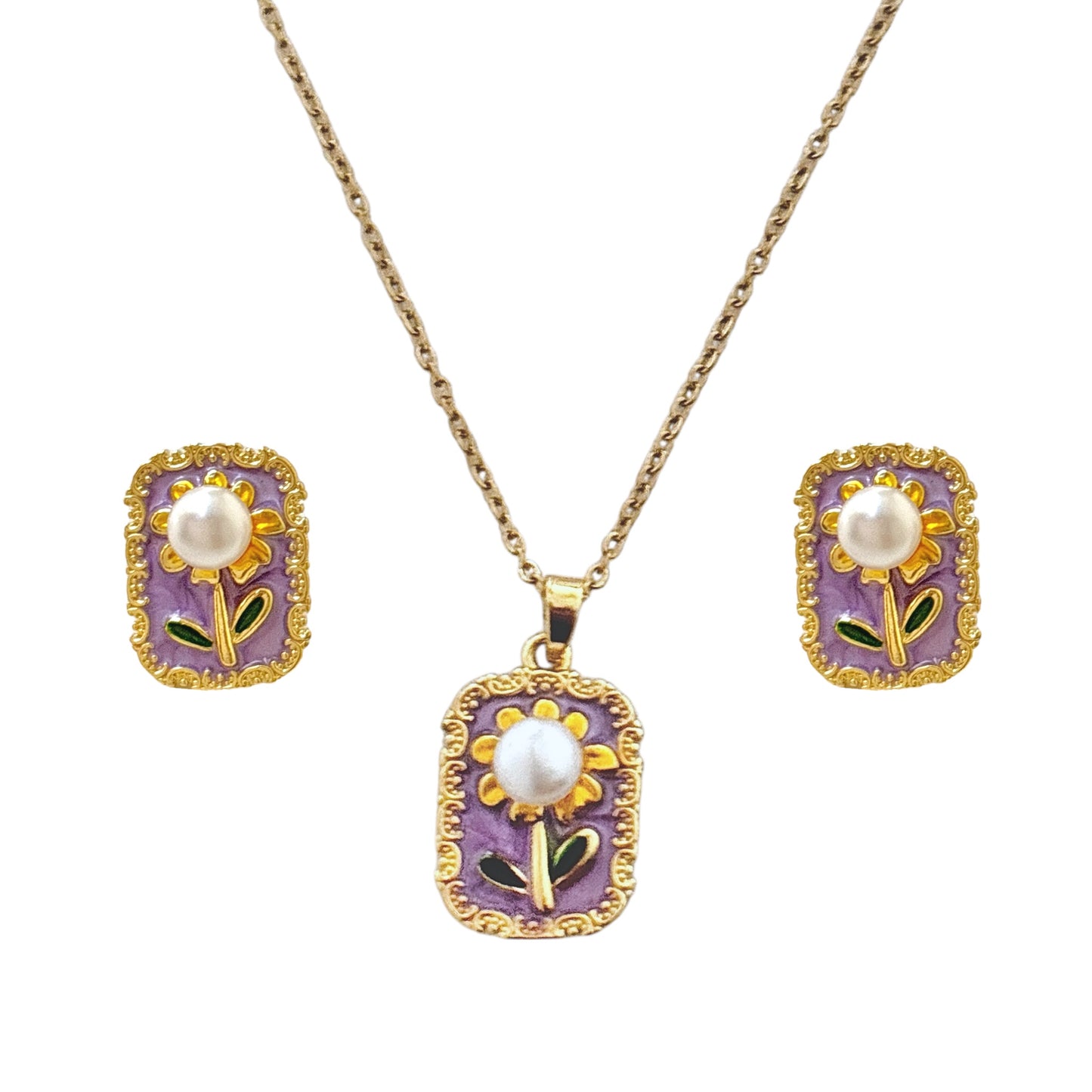 Purple Sunset Flora Set