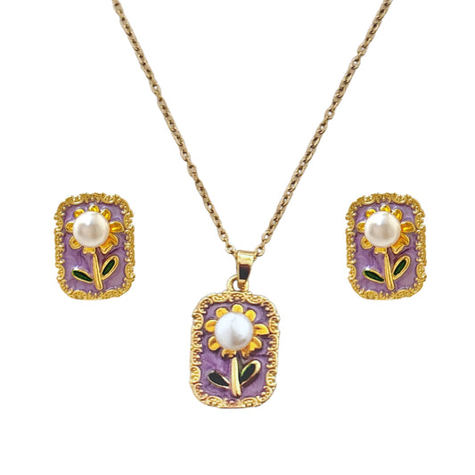 Purple Sunset Flora Set