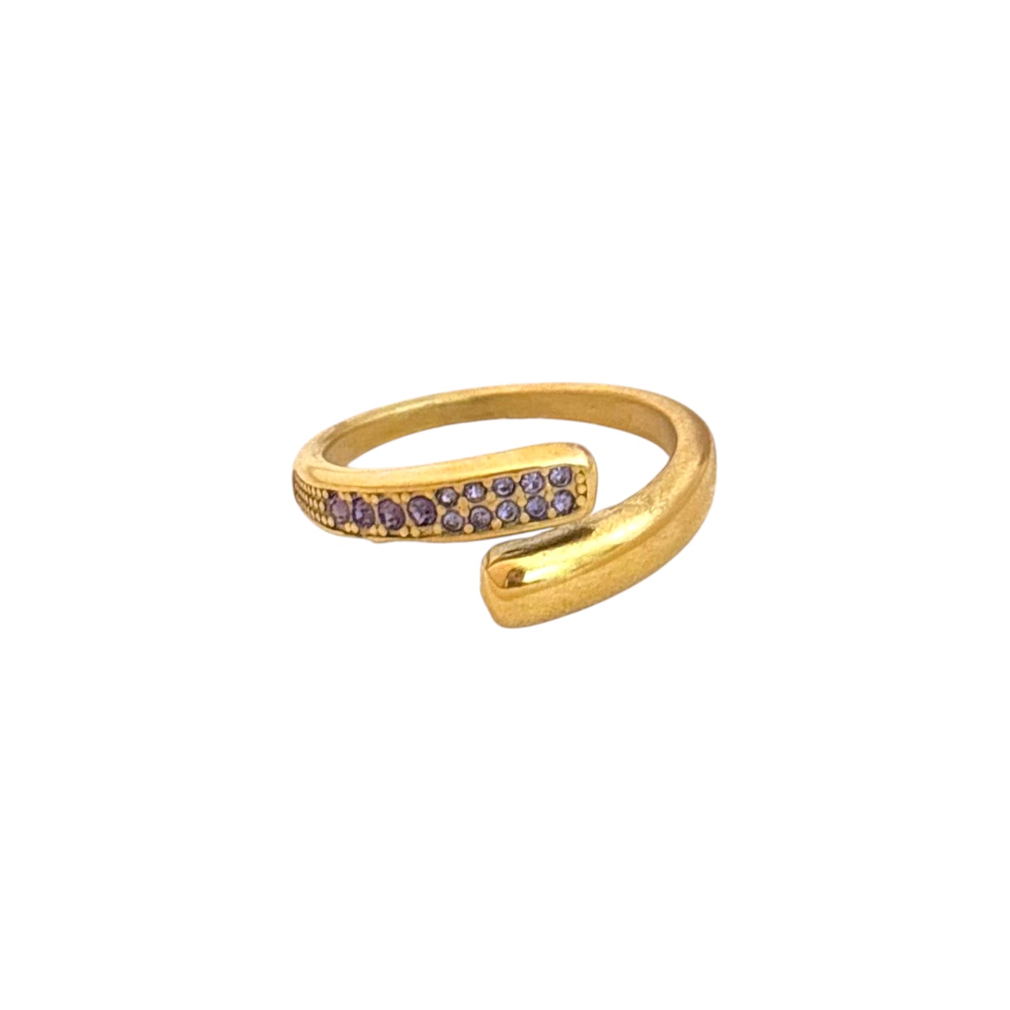 Amethyst Pave Ring