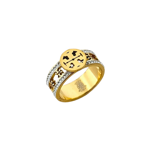 TB Miller X Kira Cutout CZ Ring -18K