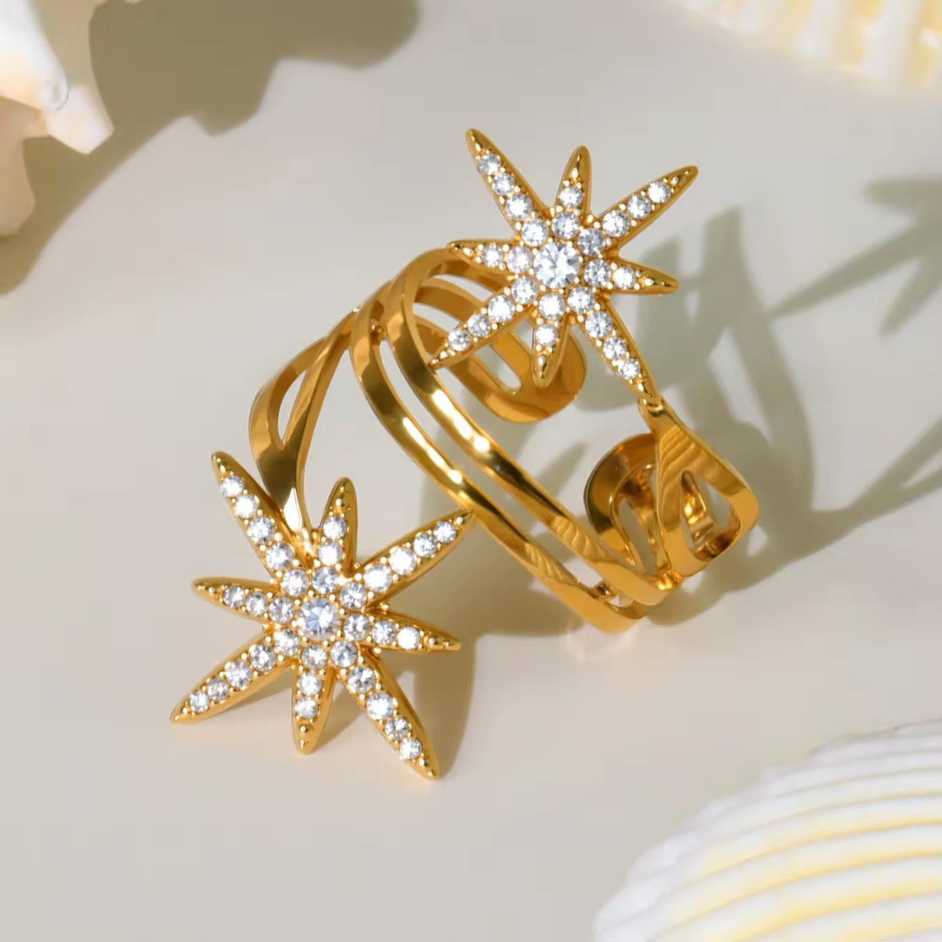 Sparkler Star Burst Ring