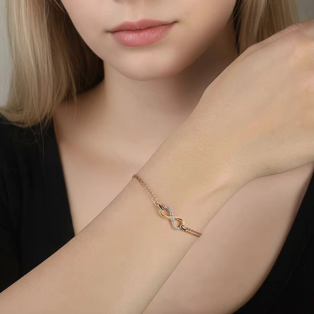 Layered Infinity Bracelet