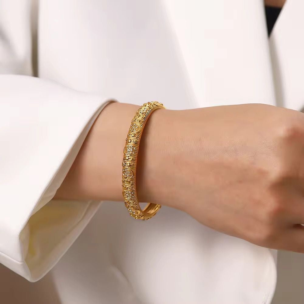 Divine LUX Engraved Cuff