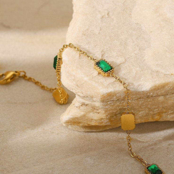 Faerydale Emerald Bracelet -18K