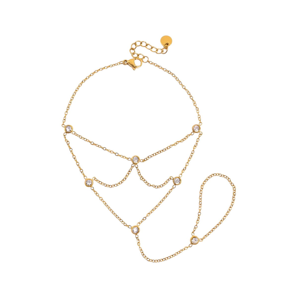 Selene Diamond Hand Chain