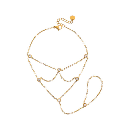 Selene Diamond Hand Chain