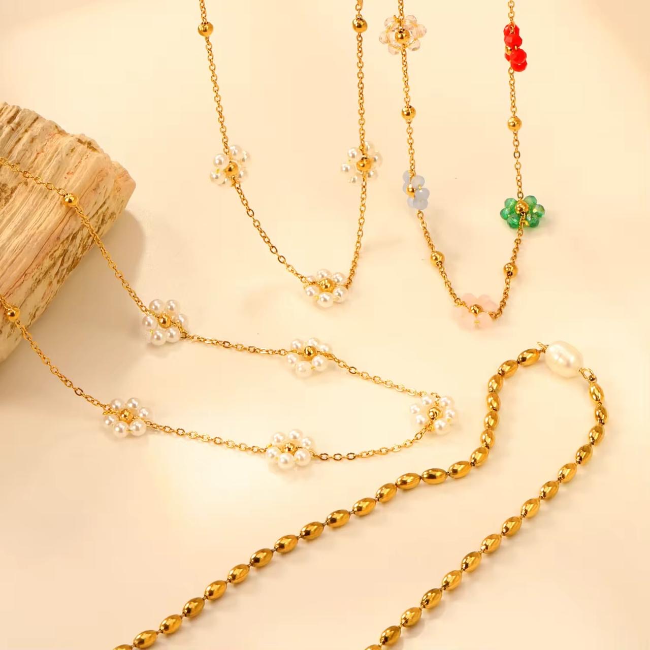 Disty Daisy Perle Necklace