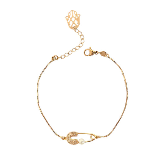 Safety Pin Bracelet