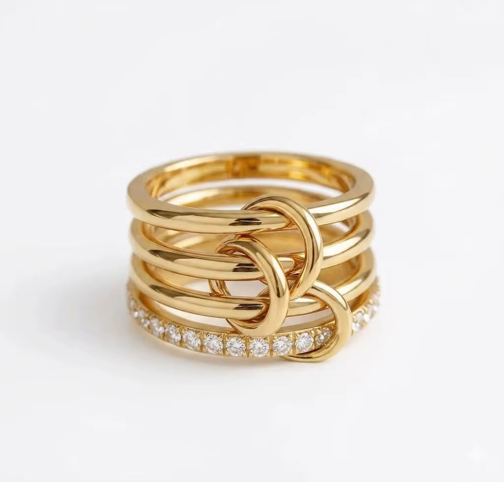Timeless Interwine Stack Ring