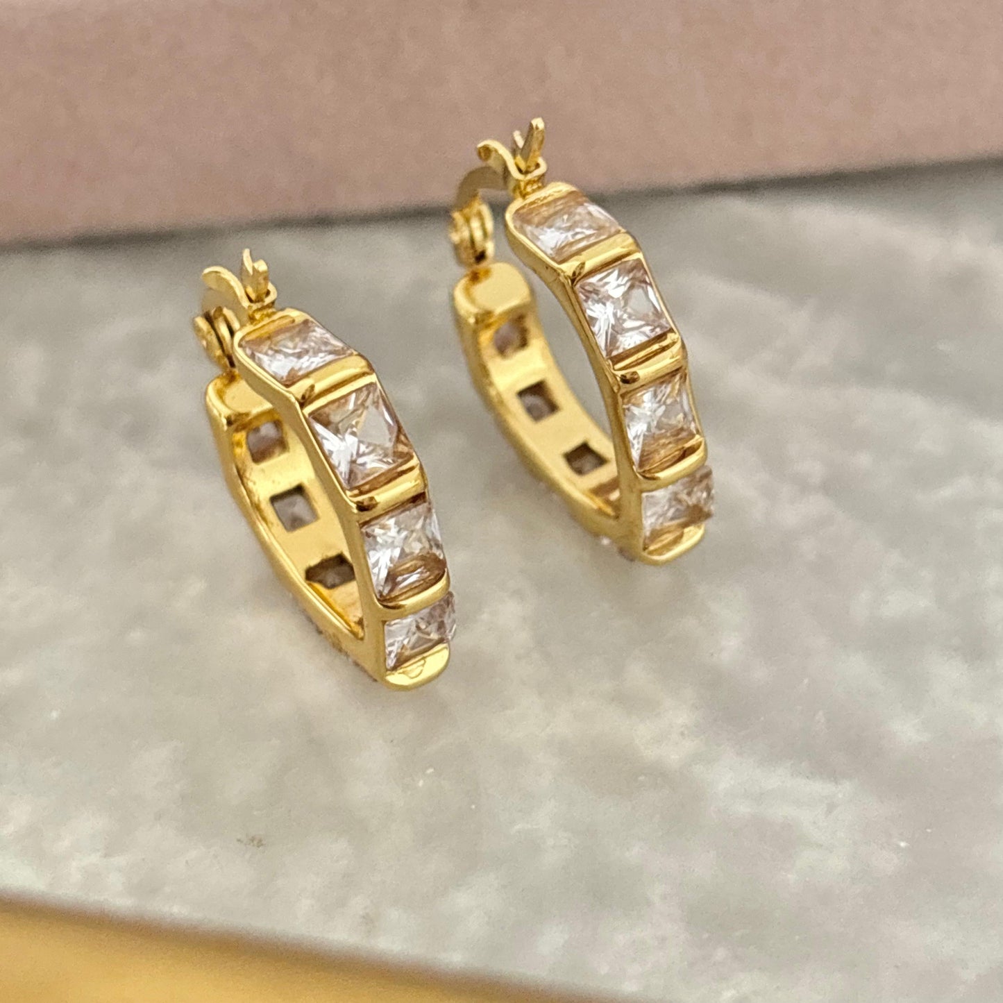 Charlotte Diamantés Hoops