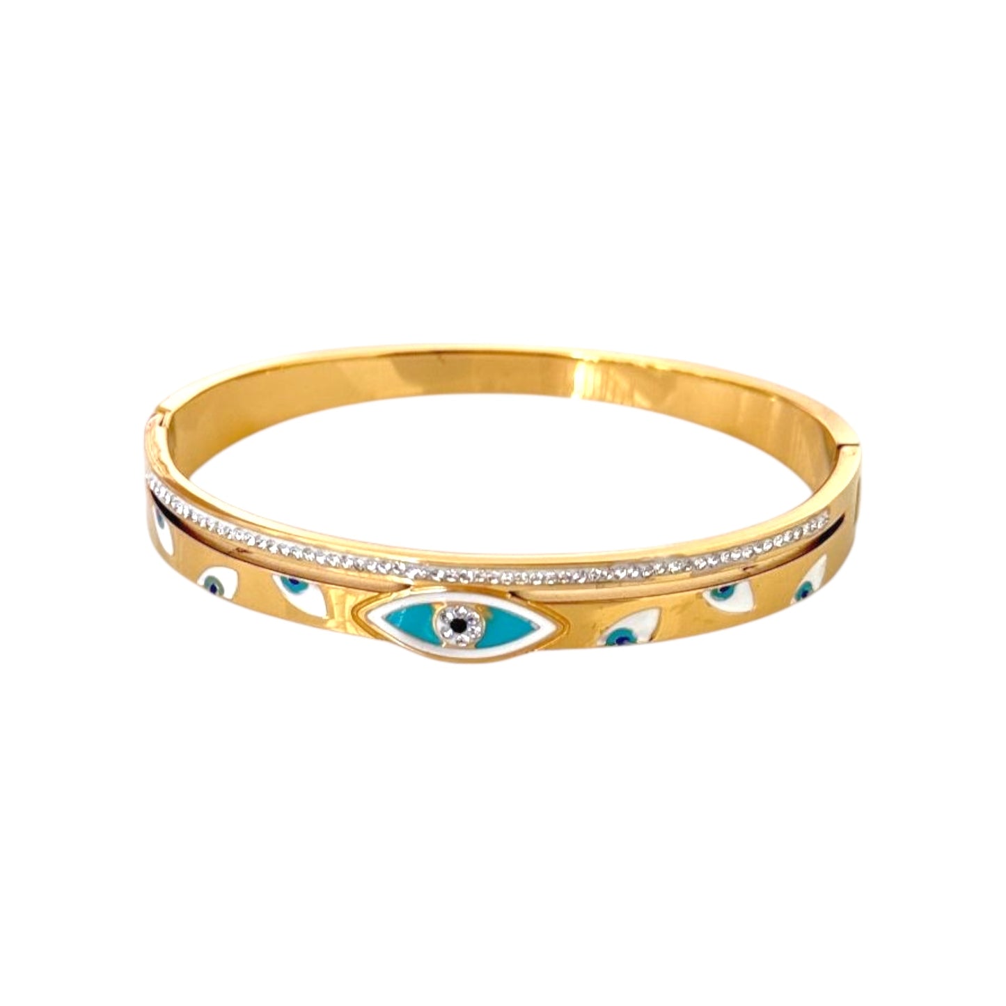 Turkish Eye Zircon Bracelet -18K