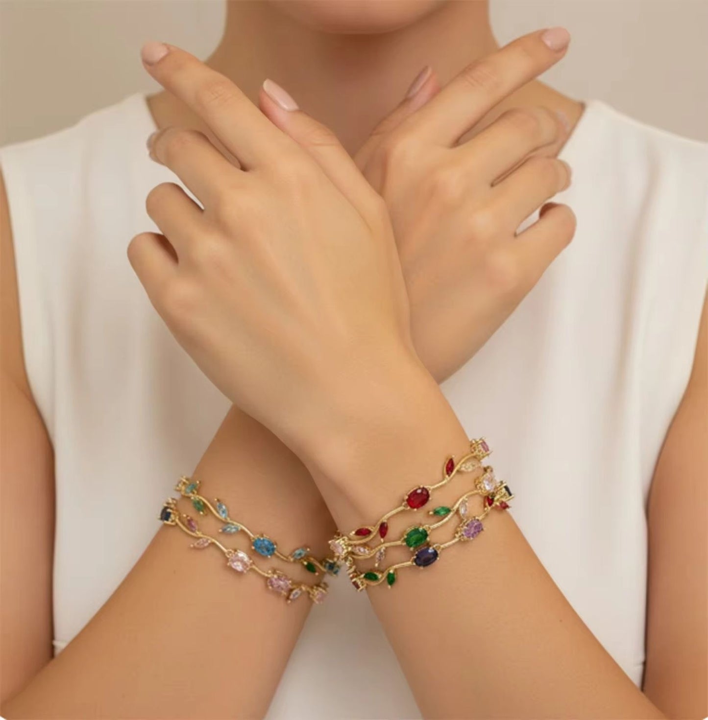 Élan Signature Bracelet -Blush Pink