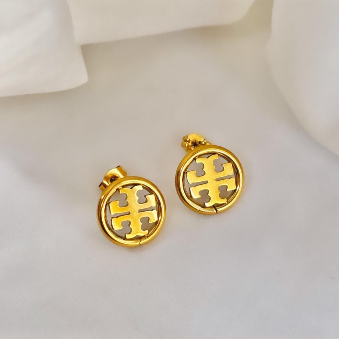 Tory Burch Miller Studs -18K