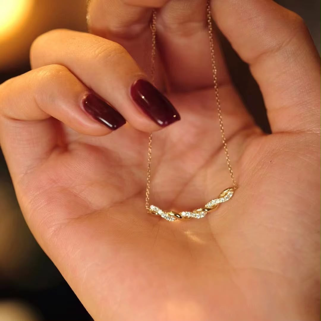 Sparkling Infinity Necklace