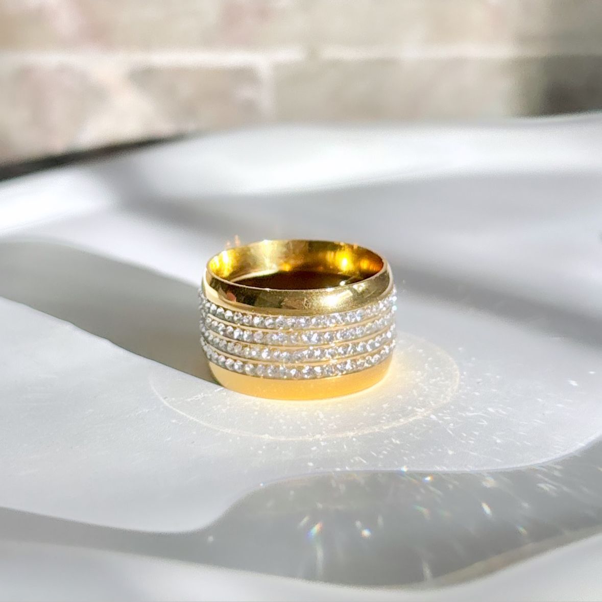 Elysia Bling Lux Ring -18K