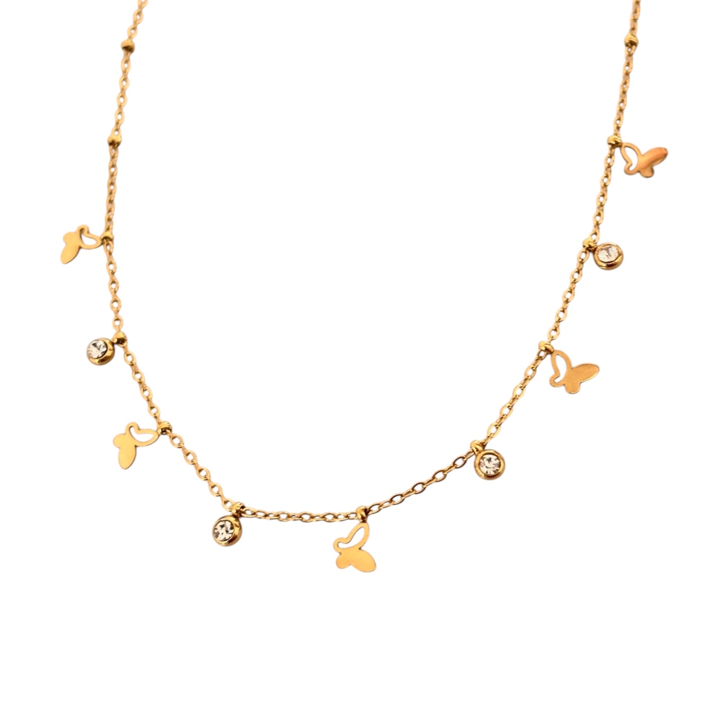 Fluttery Charm Necklace